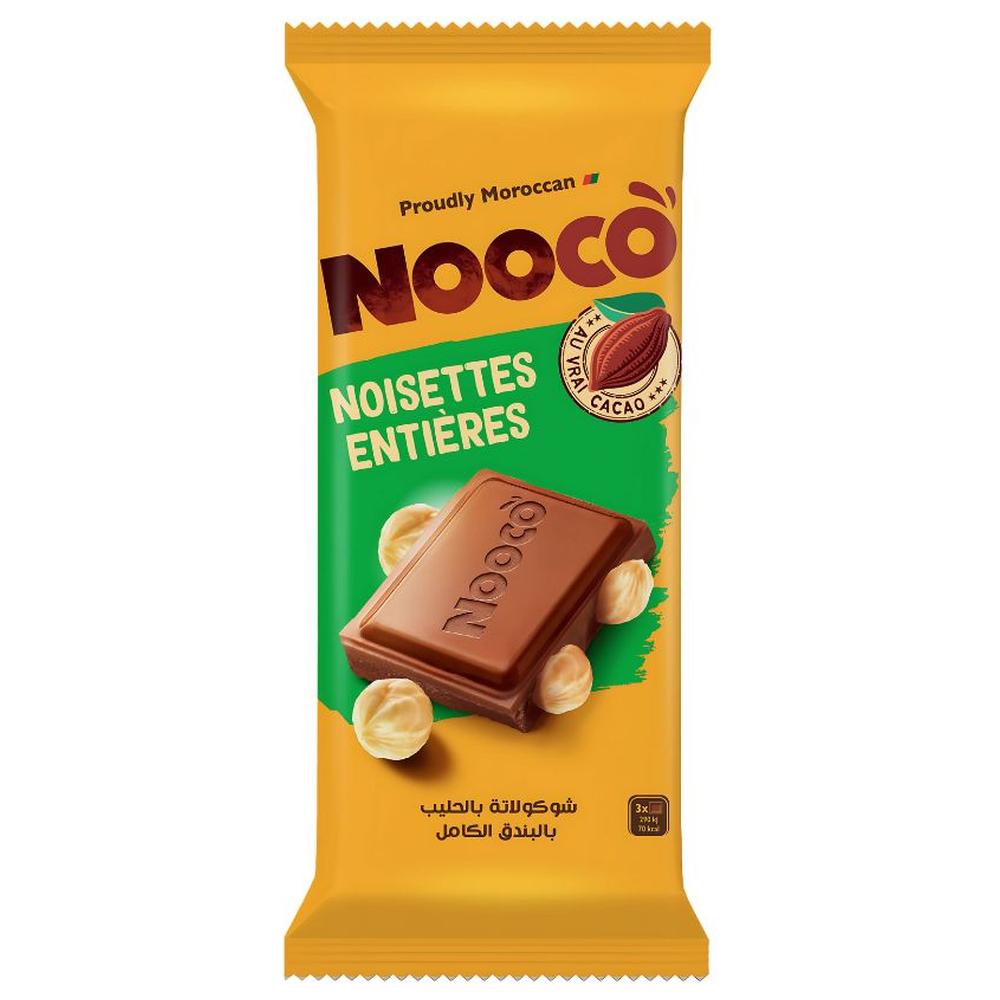 Tablette de Chocolat au Lait Noisettes Nooco 90g