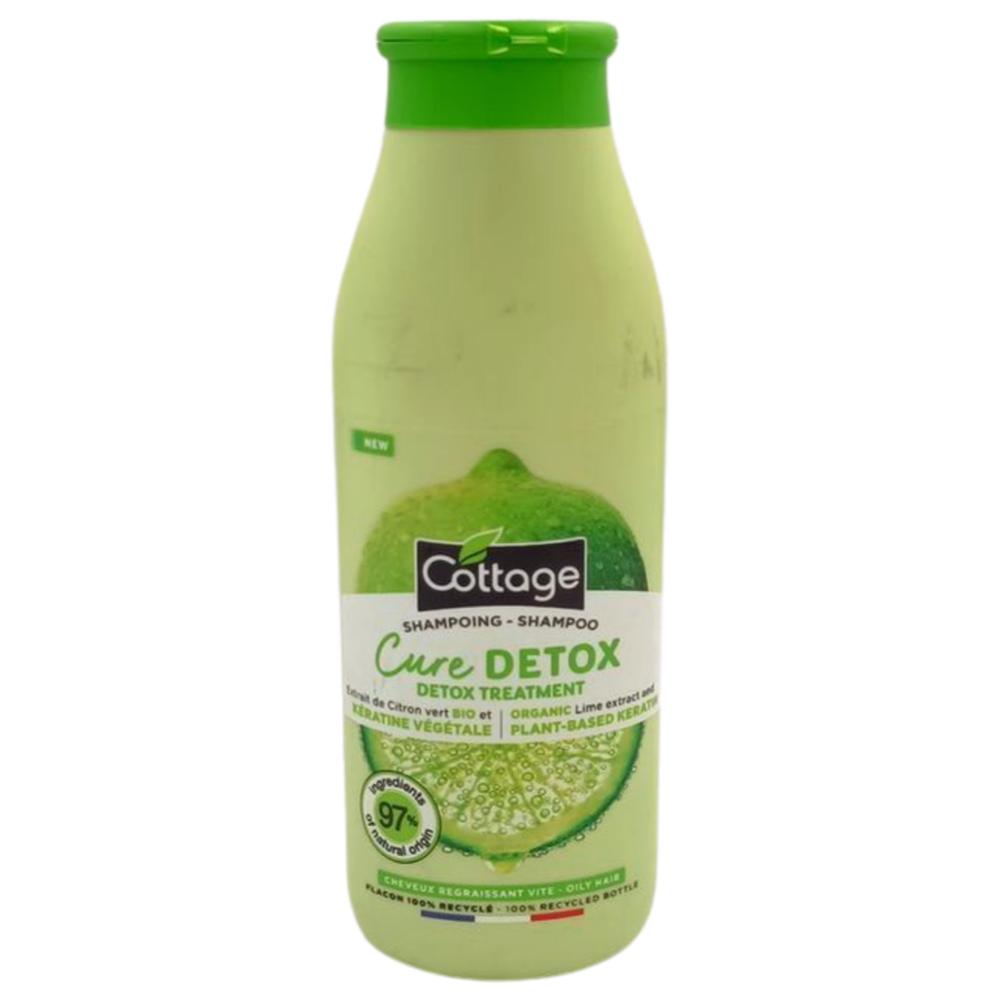 [705260] Shampooing Cure Detox - Citron Vert Bio et Kératine Végétale- Cottage 250ml.