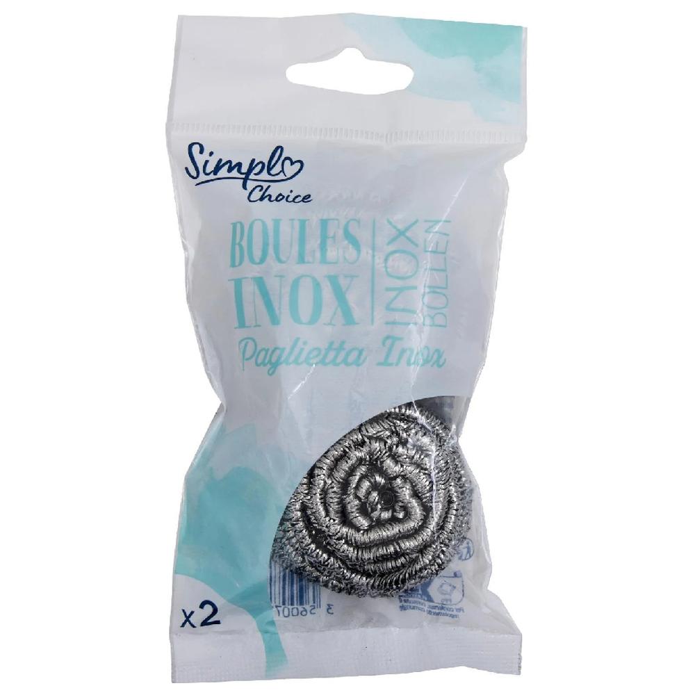Boules Inox Carrefour Simpl 2 unités