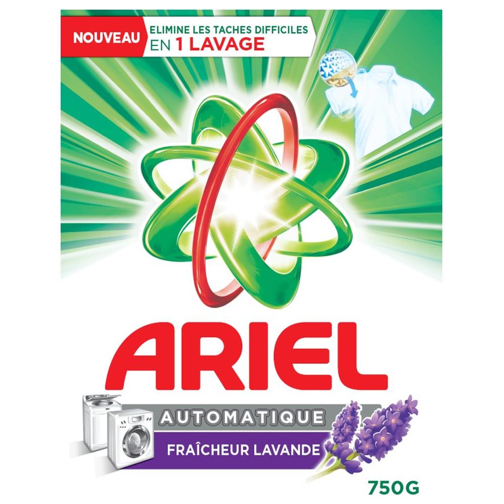 Lessive en Poudre Machine Lvande 3En1 Ariel 750g