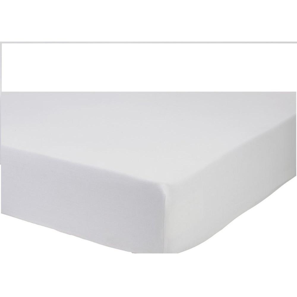Drap Housse Blanc Tex Home 140x190cm