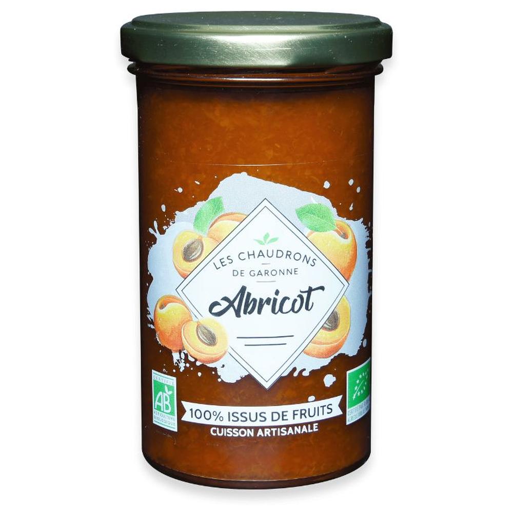 [728035] Préparation Confiture Artisanale 100% Abricot Chaudrons de Garonne 275g