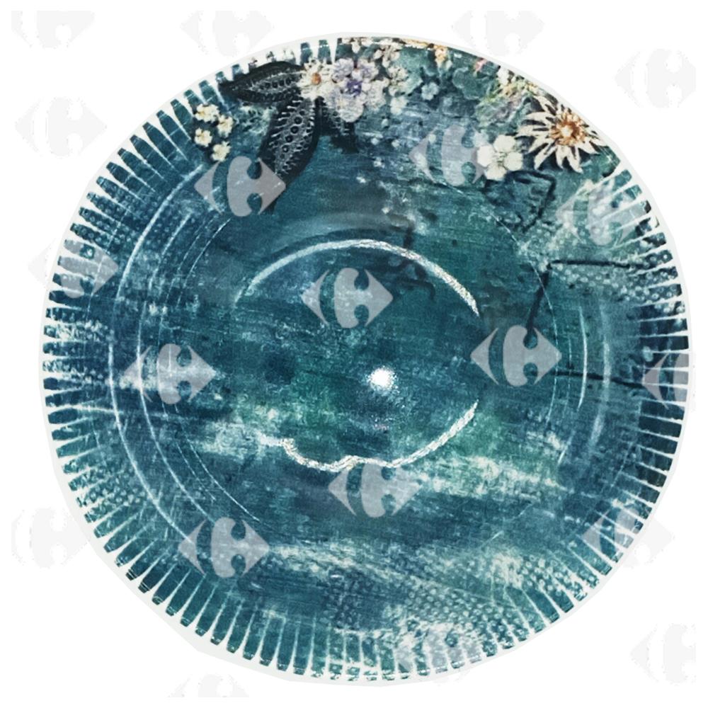 [695699] Bol en Porcelaine Bleu 15cm
