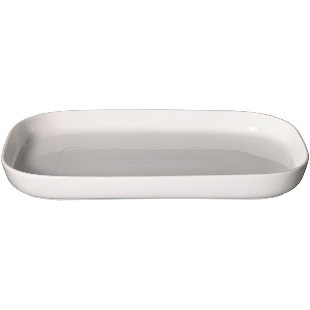 [700982] Plat Rectangulaire en Porcelaine Tokyo Kasa 35x22cm