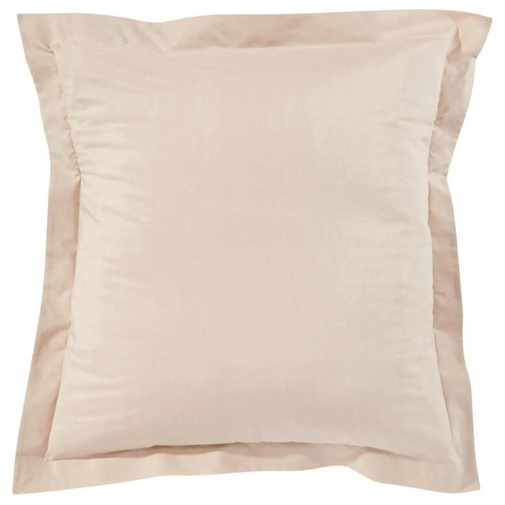 [651073] Taie d'Oreiller Beige Sable Uni Tex Home 65x65cm
