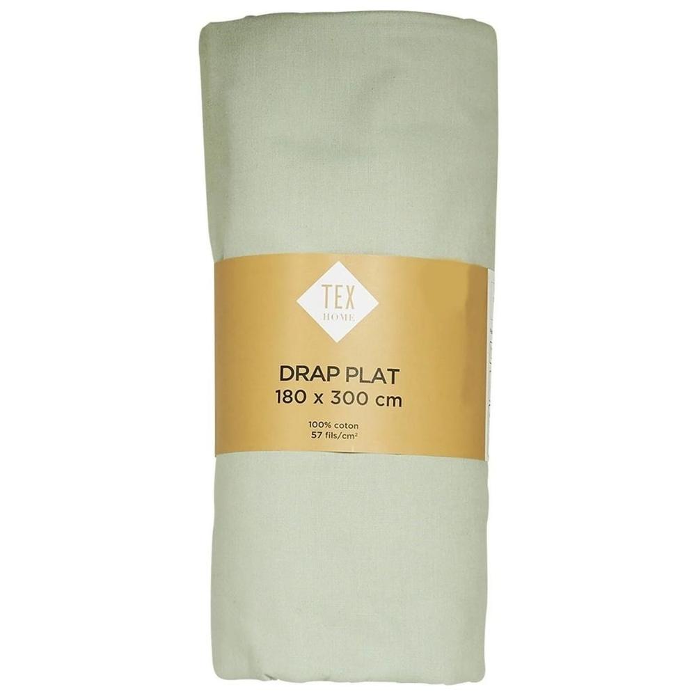 Drap Plat Crème Tex Home 180x280 cm