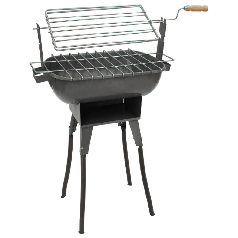 [676901] GRILLE AU CHARBON OVAL 55X31CM 019