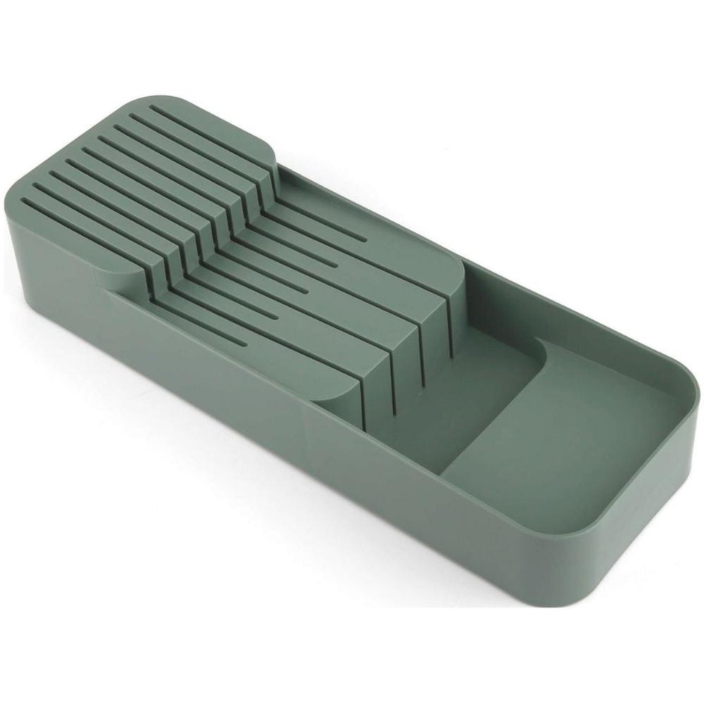 Organisateur de couteaux intelligent en Plastique vert Kasa 39x14x7cm