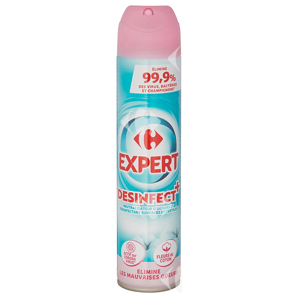 [663833] Désodorisant Désinfectant Surface Textile Carrefour 300ml