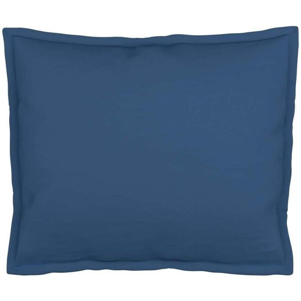 [703176] Taie d'Oreiller Percal Bleu Tex Home 50x70 cm