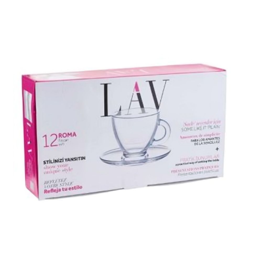 [515277] Tasse à Thé/Café Roma Lav 12 Pièces