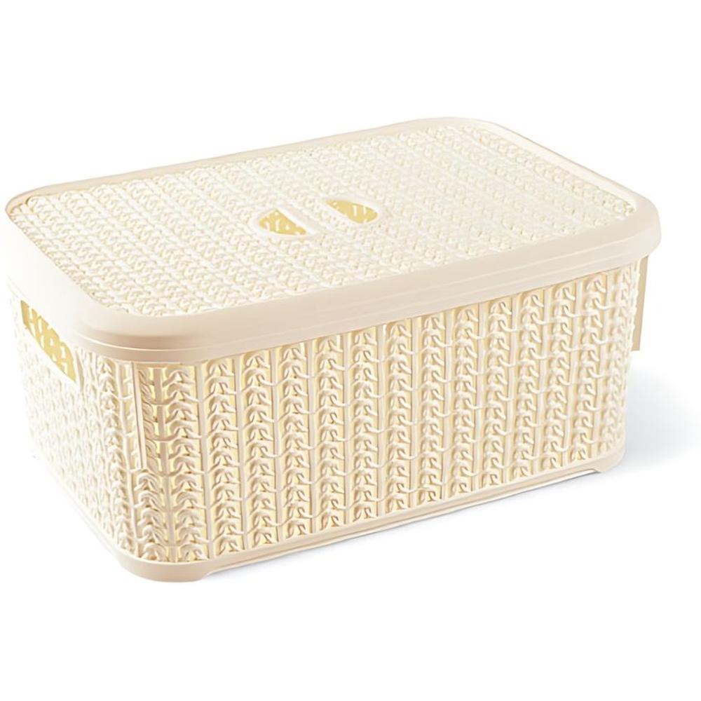 [609950] Panier en Plastique Rectangulaire Multiusage 6L