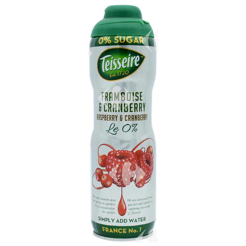 [643270] Sirop de Framboise et Cranberry Teisseire 0% Sucre 60cl.