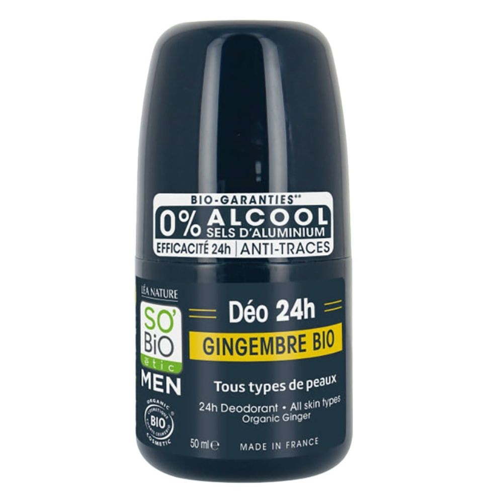 [723312] Déodorant Gingembre Homme 24h So Bio 50ml