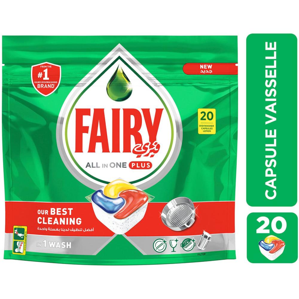 [658351] Pastilles Lave-vaisselle Tout-En-1 Plus Original Fairy 30 unités.