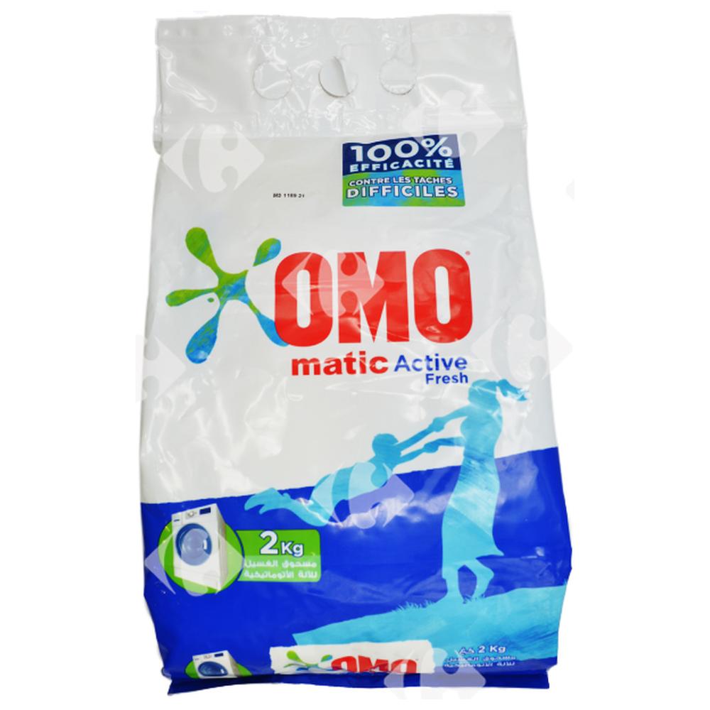 [577943] Détergent Lessive Poudre Machine Dioxygène Omo Matic 2kg
