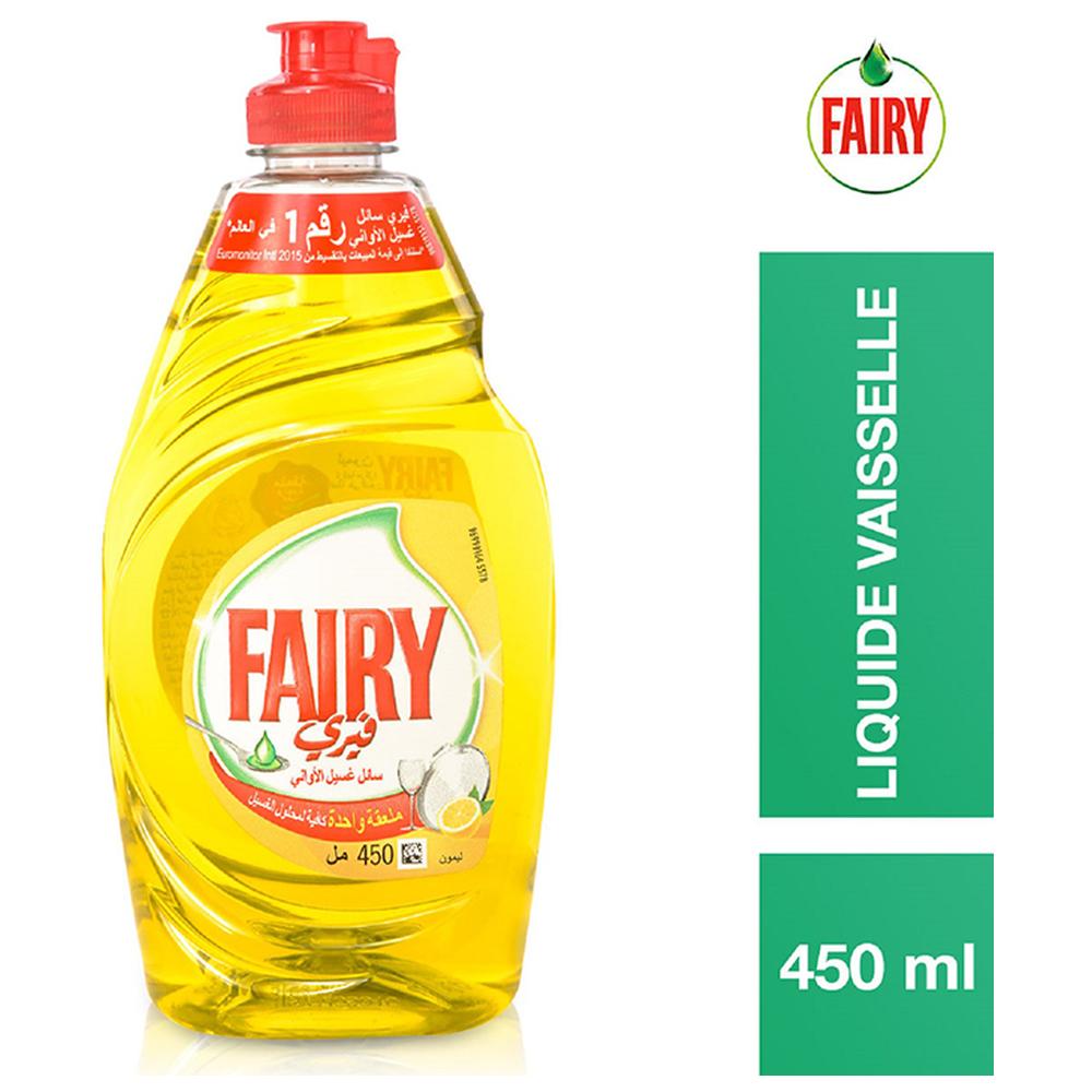 [573056] Liquide Vaisselle Concentré Citron Fairy 450ml