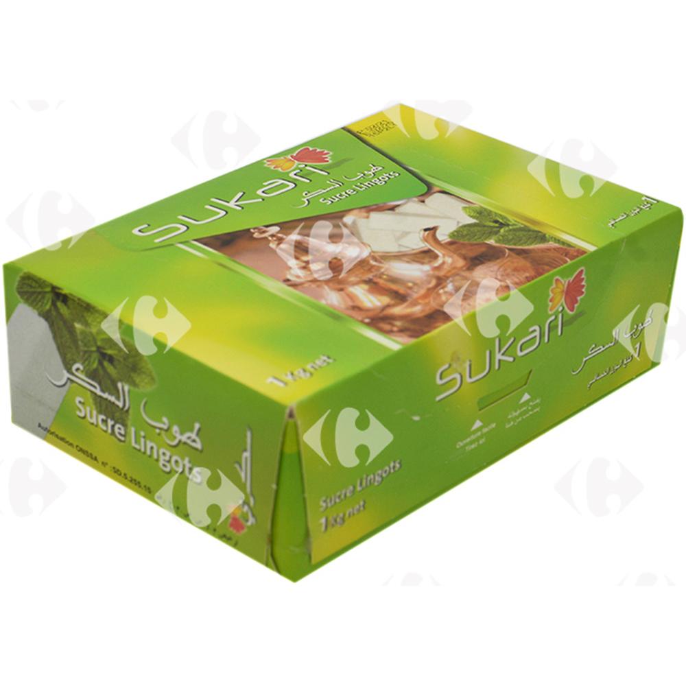 [162699] Sucre Lingots en Barquette Sukari 1kg.