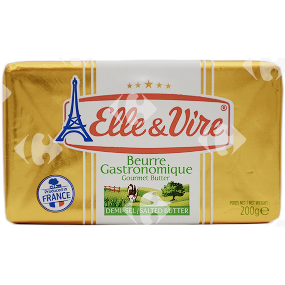 Beurre Doux Plaquette Elle Et Vire 200g.