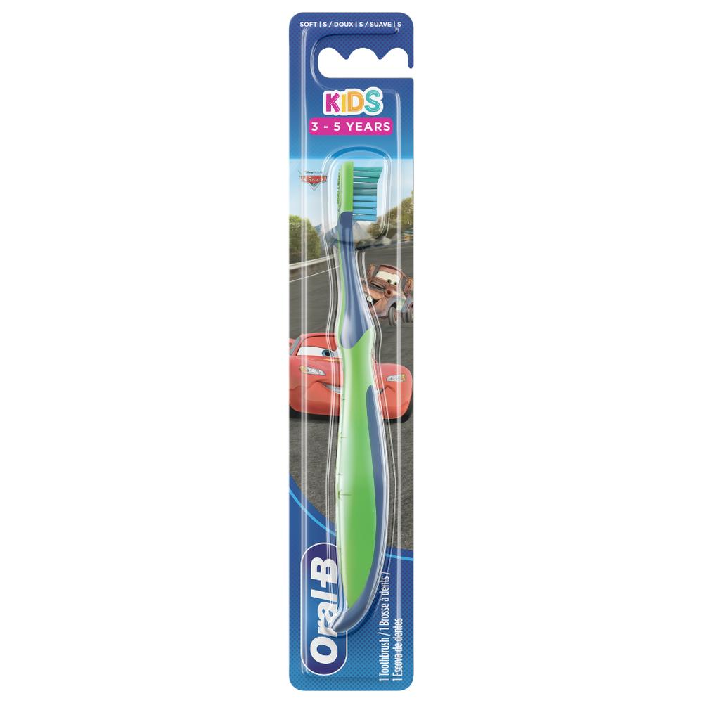 [643258] Brosse à dents Kids Cars (3-5 ans) Oral-B 1 unité.