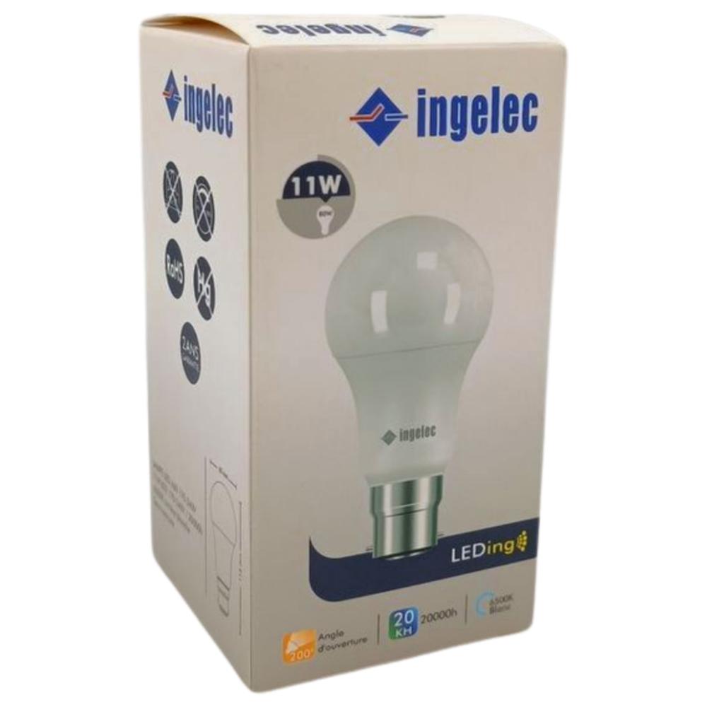 Lampe Led Baïonnette Blanche A60 11W B22.