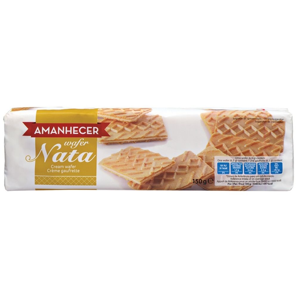Gaufrette Crème Blanche Amanhecer 150G