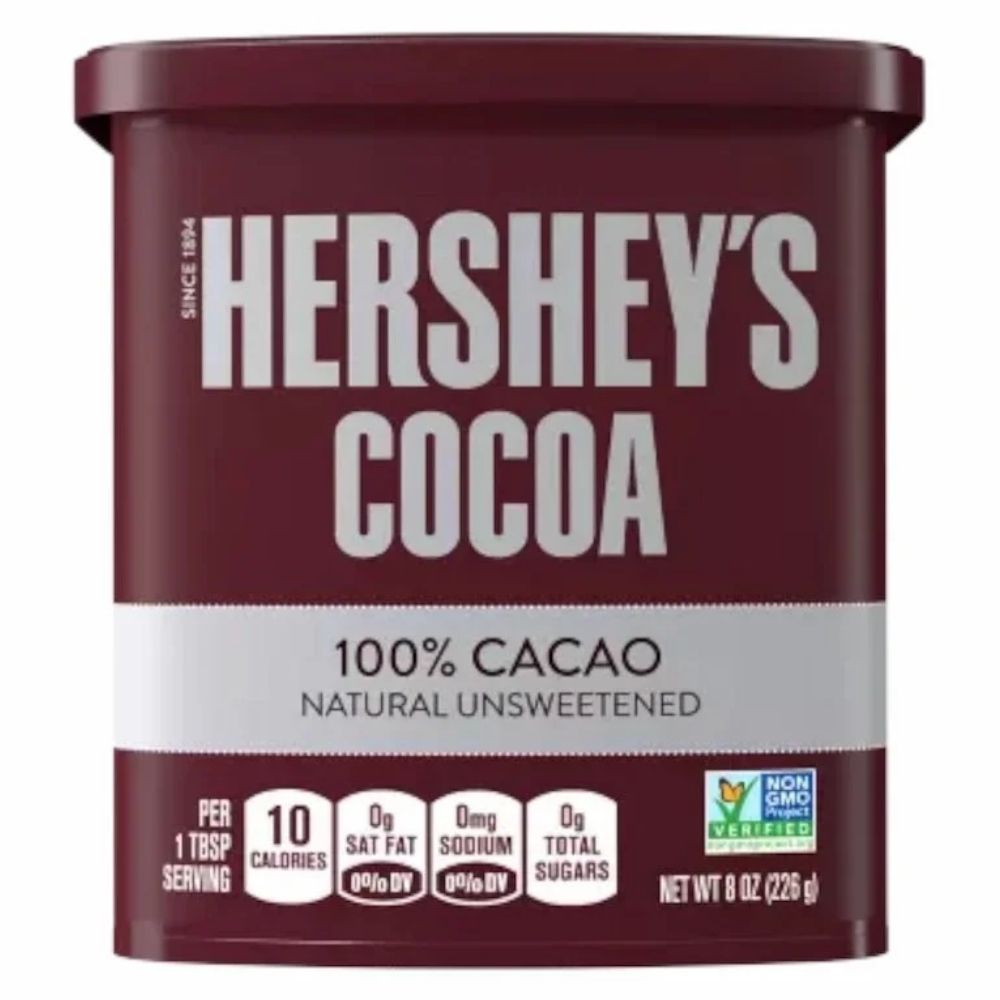 Chocolat en Poudre 100% Cacao Hershey’s 226 g