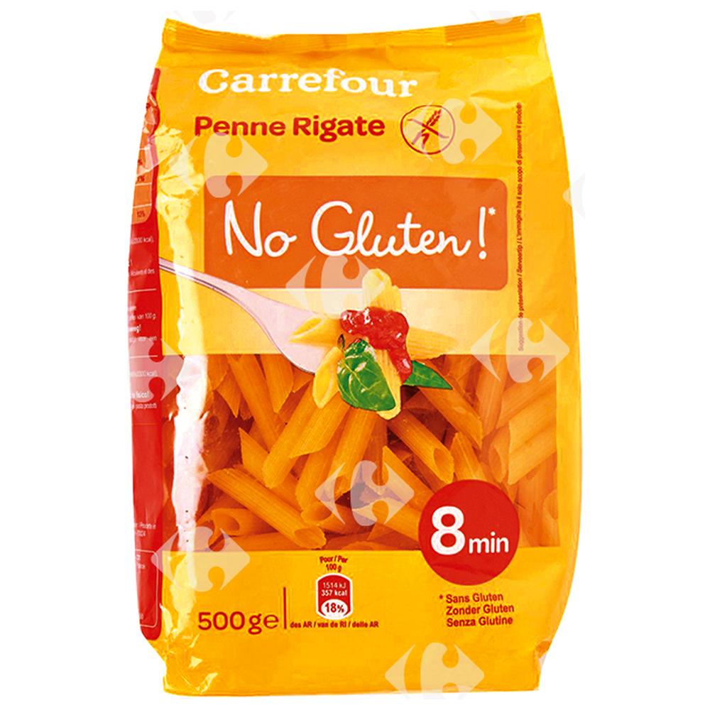 Pâtes Penne sans Gluten Carrefour 500g