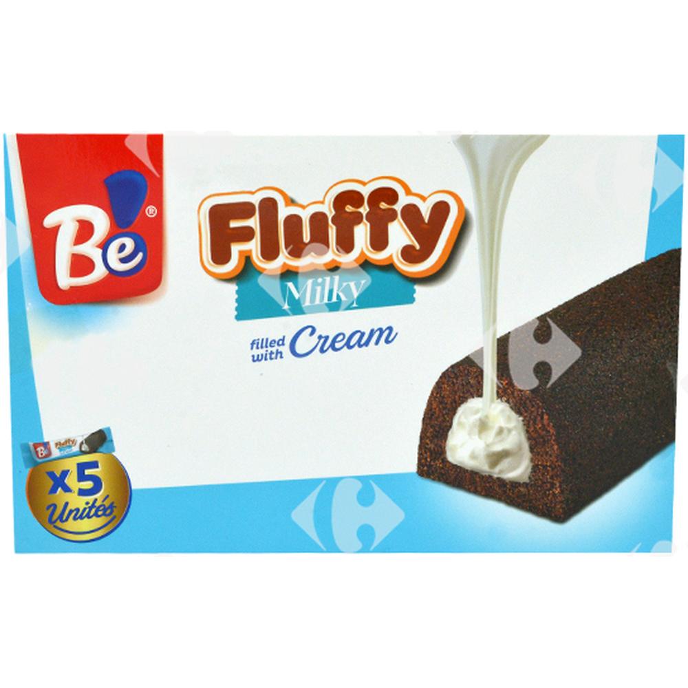 Pack de 5 Cakes Fluffy Milky Crème Be 480g