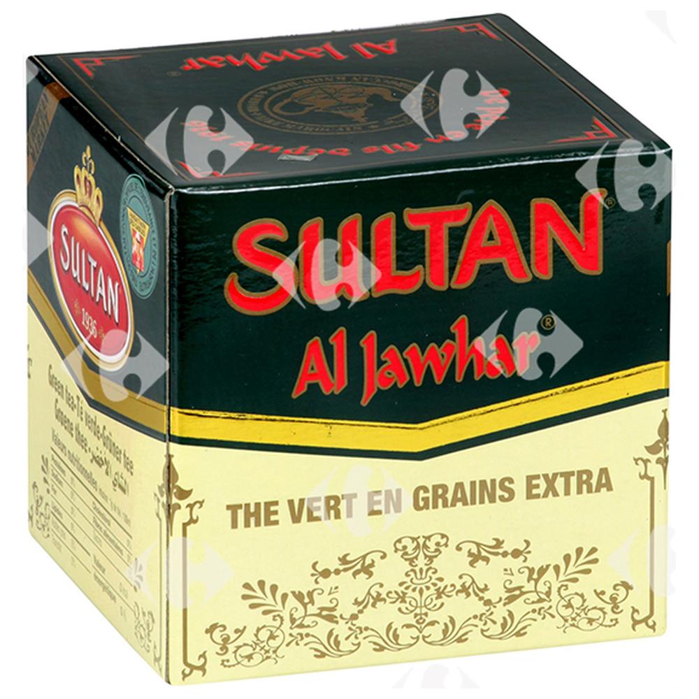 [230989] Thé Vert en Grains Sultan Al Jawhar 200g