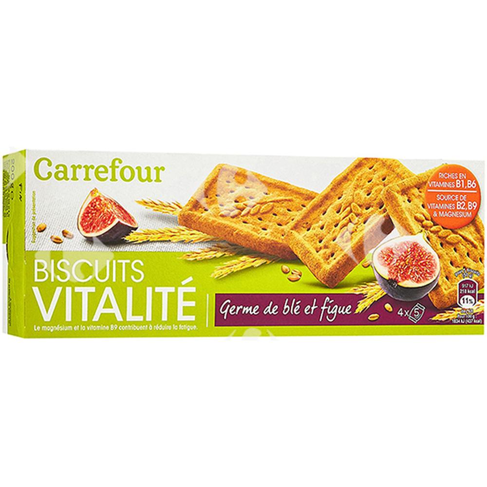 Biscuits au Germe de Blé et Figue Carrefour 200g