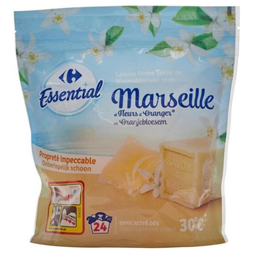 [704724] Lessive Savon de Marseille Carrefour Essential 504g