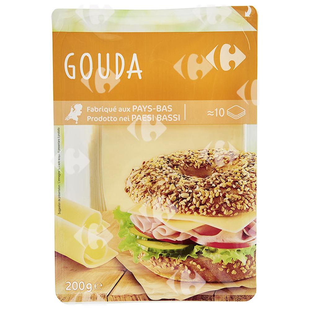 [188642] Gouda en tranches Carrefour 200g