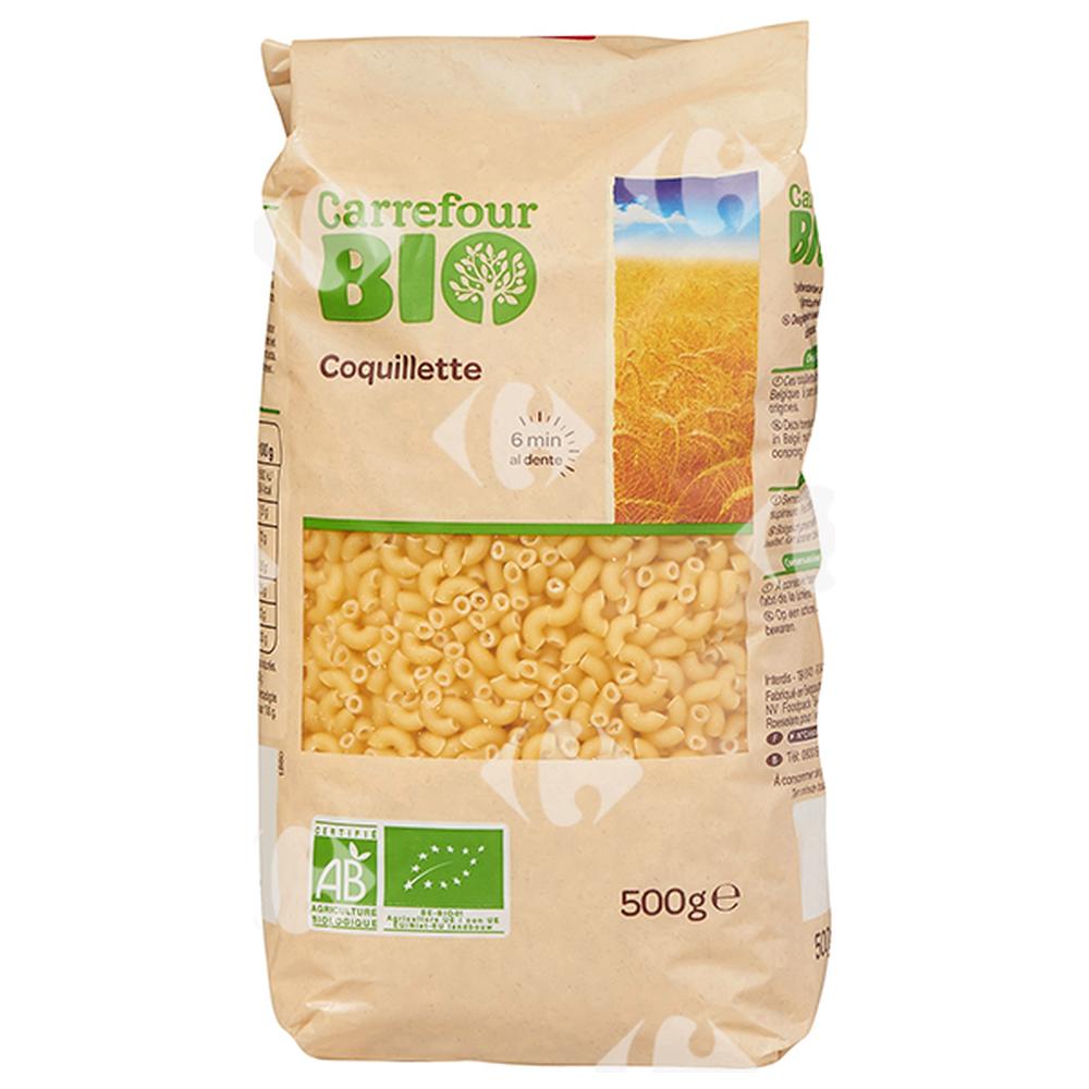 [637691] Pâtes Coquillettes Carrefour Bio 500g