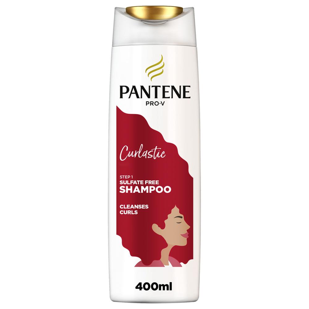 Shampoing Curlastic Sans Sulfate Cheveux Bouclés Pantene 400ml