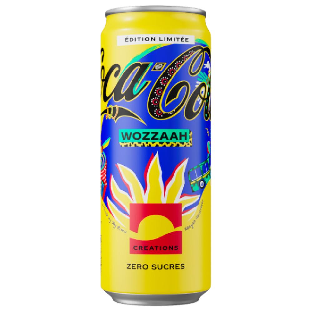 Boisson Gazeuse Creations Wozzaah Coca-Cola Zero Canette 25cl