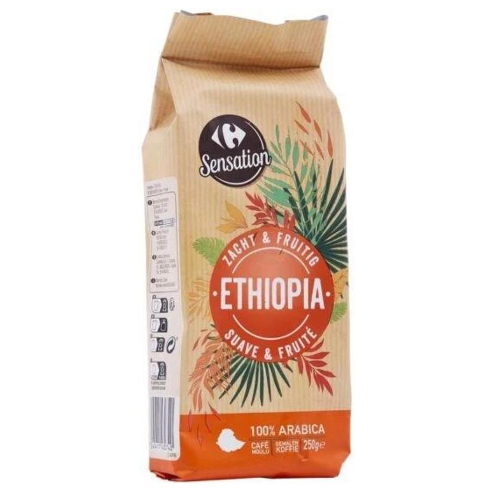 [626892] Café Moulu Arabica d'Éthiopie Carrefour Sensation 250g