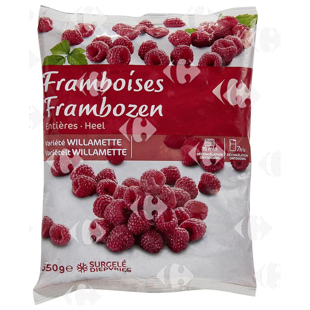 [672193] Framboises Surgelées Carrefour 650g