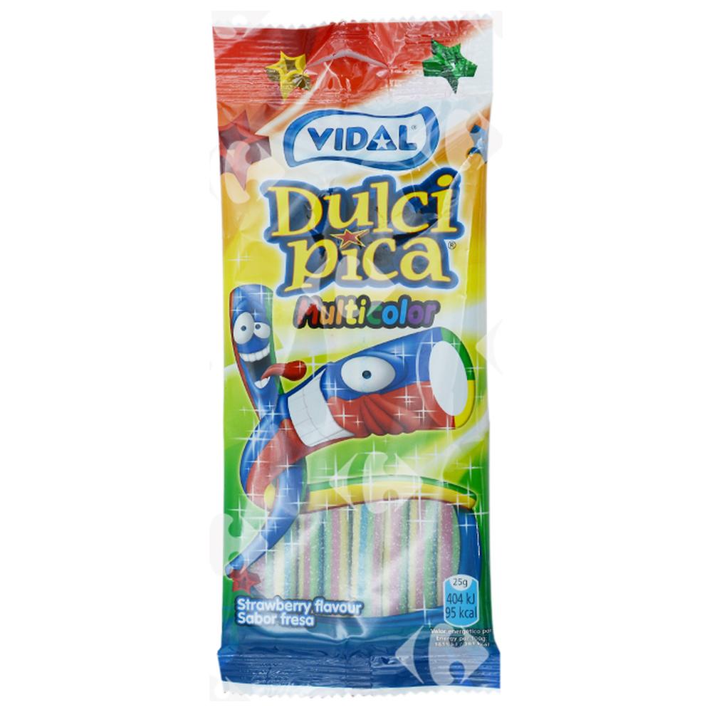 [366579] Gommes Ceintures Rainbow Vidal 100g