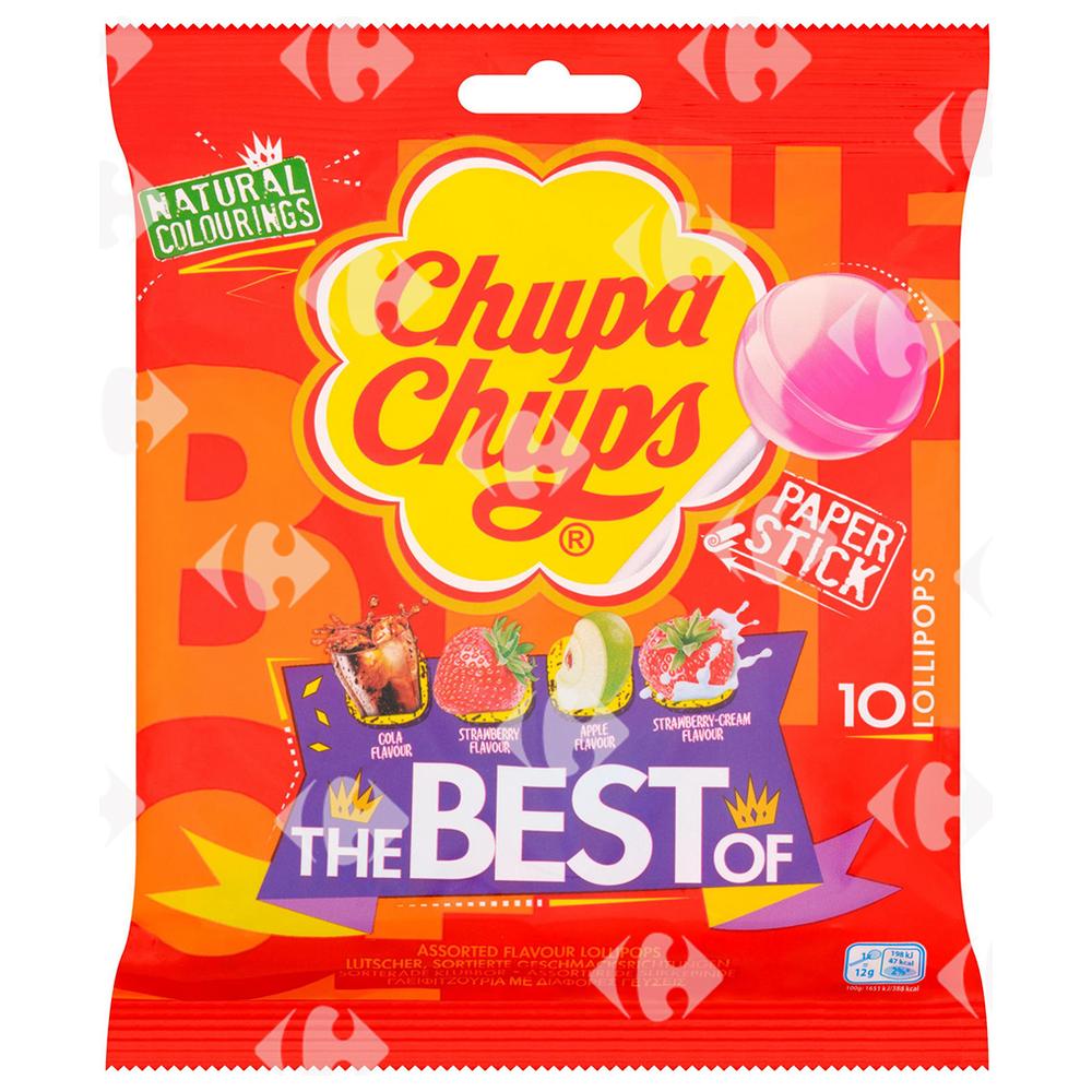 [694908] Sucettes The Best of Lollipops Chupa Chups 10 pièces