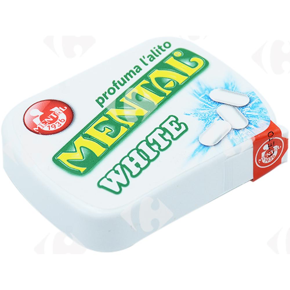 Bonbons Blanc Sans Sucre Mental 17g