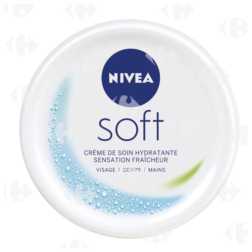 [45494] Crème Hydratante Fraîcheur Visage Corps Mains Soft Nivea 200ml