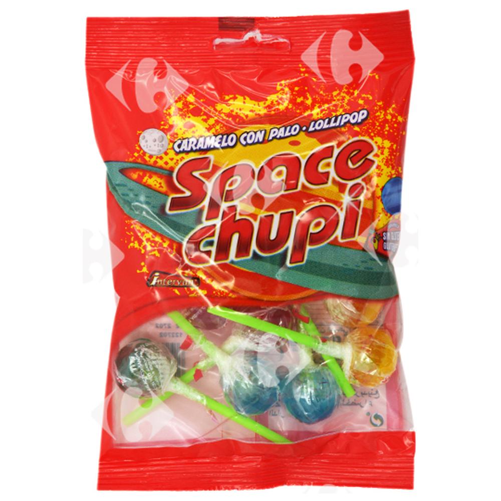 [609664] Sucettes Sans Gluten Mojis Space Chupi 8 Unités
