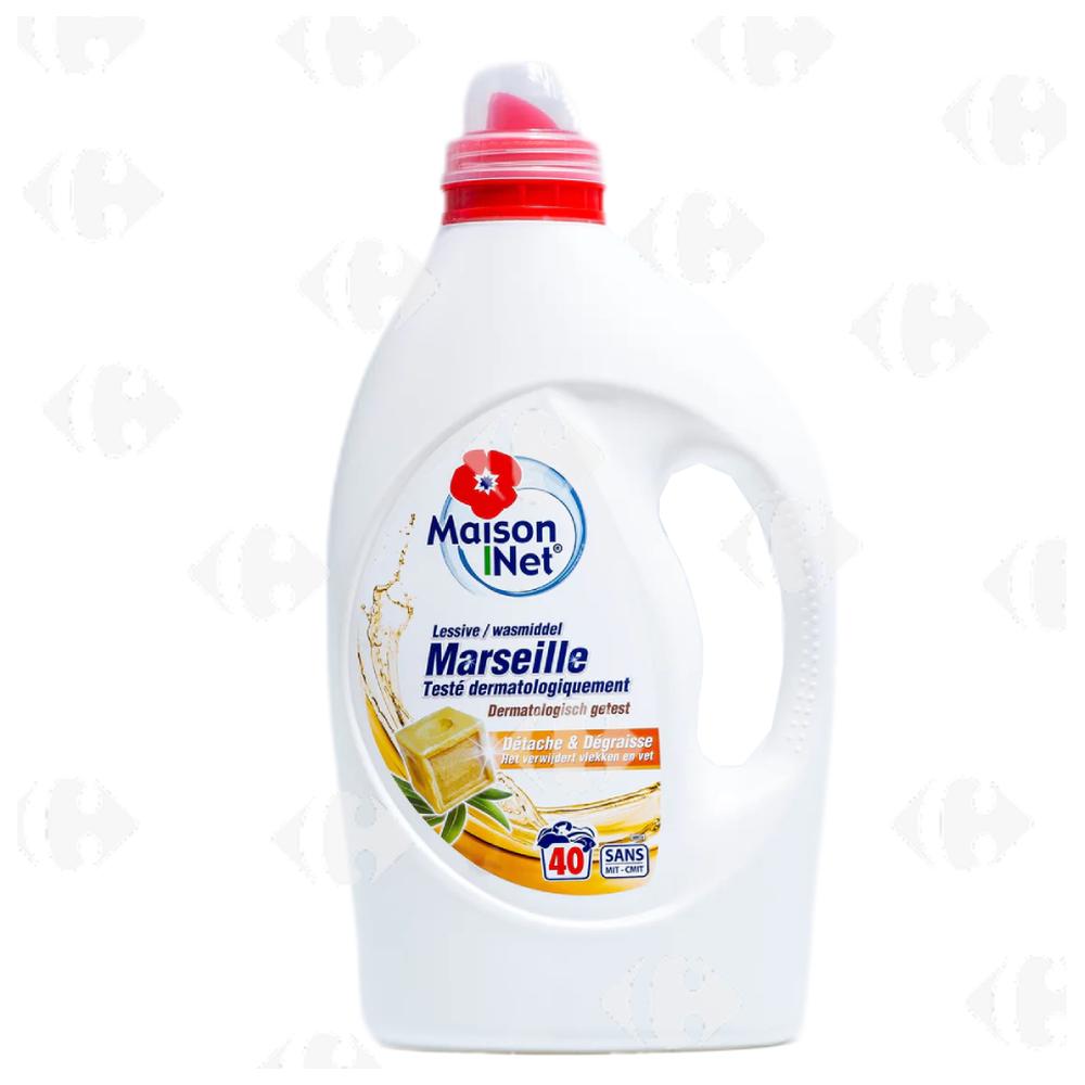 [688366] Lessive Liquide Savon de Marseille Eco Maison Net 40x2L