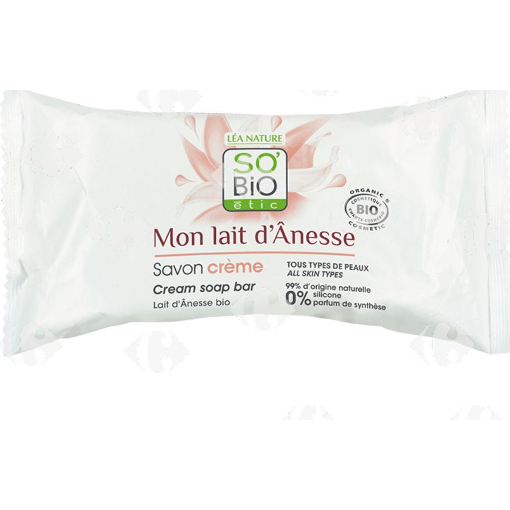 [682843] Savon Crème Bio mon Lait d'Ânesse So'Bio 100g