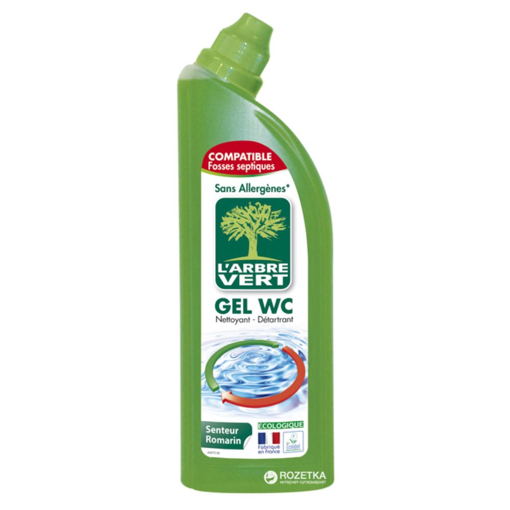 Gel WC Détartrant au Romarin Intense L'Arbre Vert 750ml