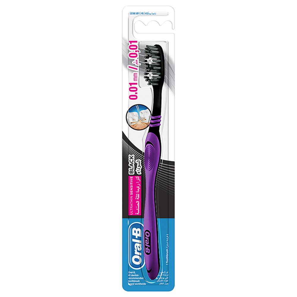 [621737] Brosse à Dents Ultrathin Noir Oral-B 1 unité.