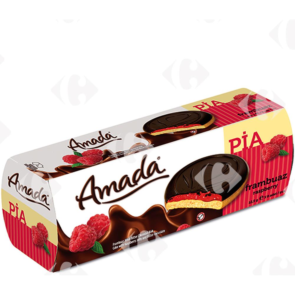 [615605] Biscuit Fourré à la Framboise Pia Amada 100g