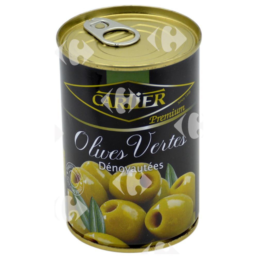 Conserve d'Olives Vertes Denoyautées Cartier 180g