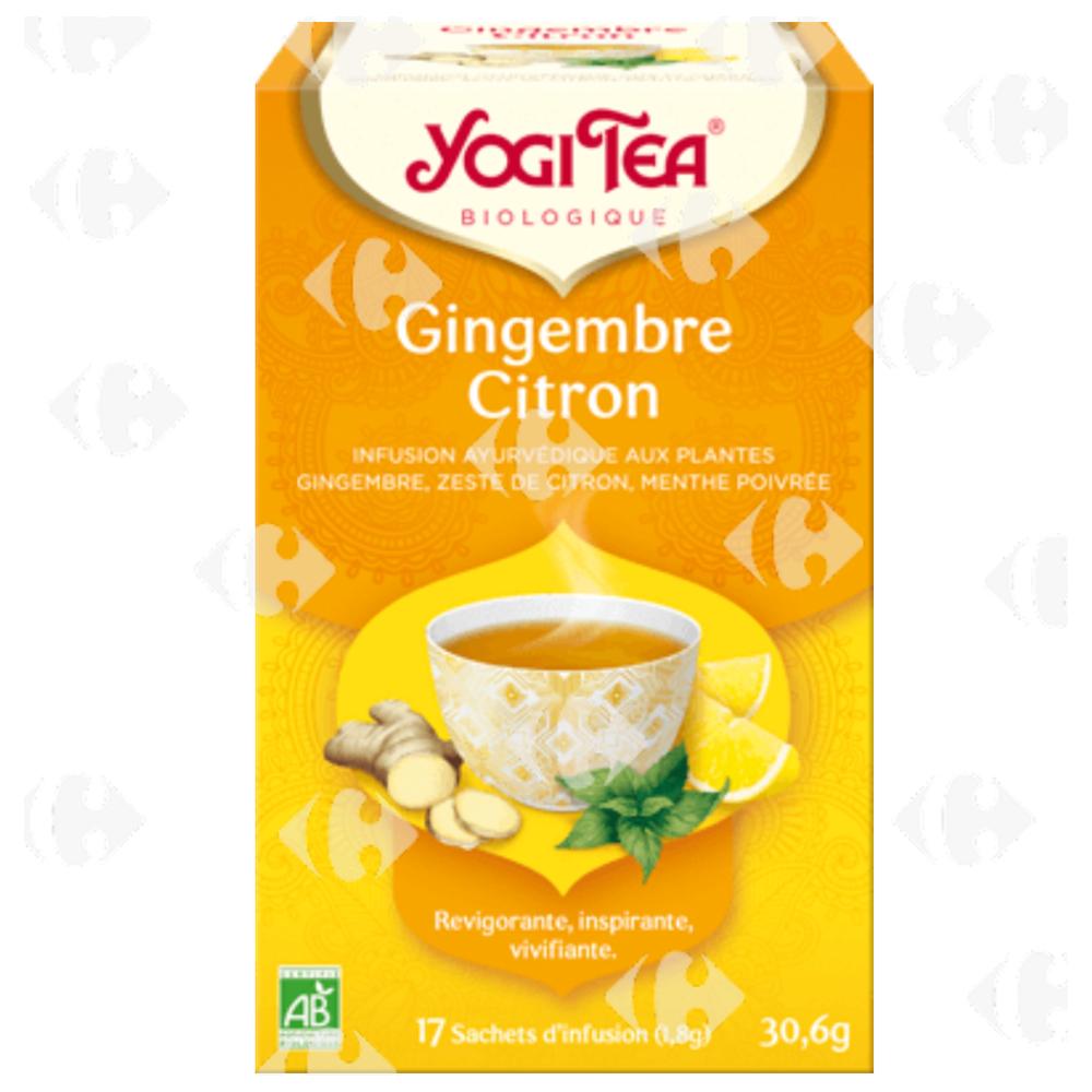 [696956] Infusion Gingembre Citron Yogi Tea 17 sachets